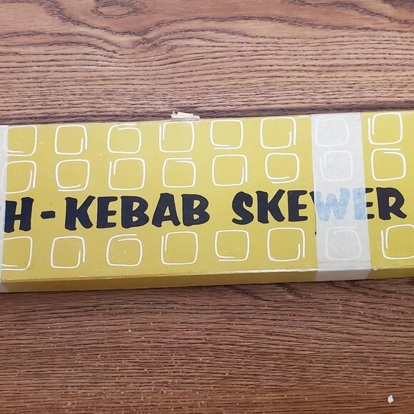 Cooking Utensils Androck Shish-Kebab Skewer Set Includes Four Skewers 30.5" Long - Picture 1 of 8